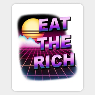 Eat the Rich - Vaporwave Magnet